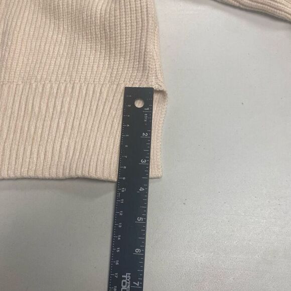 LILLUSORY Women’s Soft Knit Oversized Short Button Down Sweater Cardigan XL TAN - Picture 6 of 14